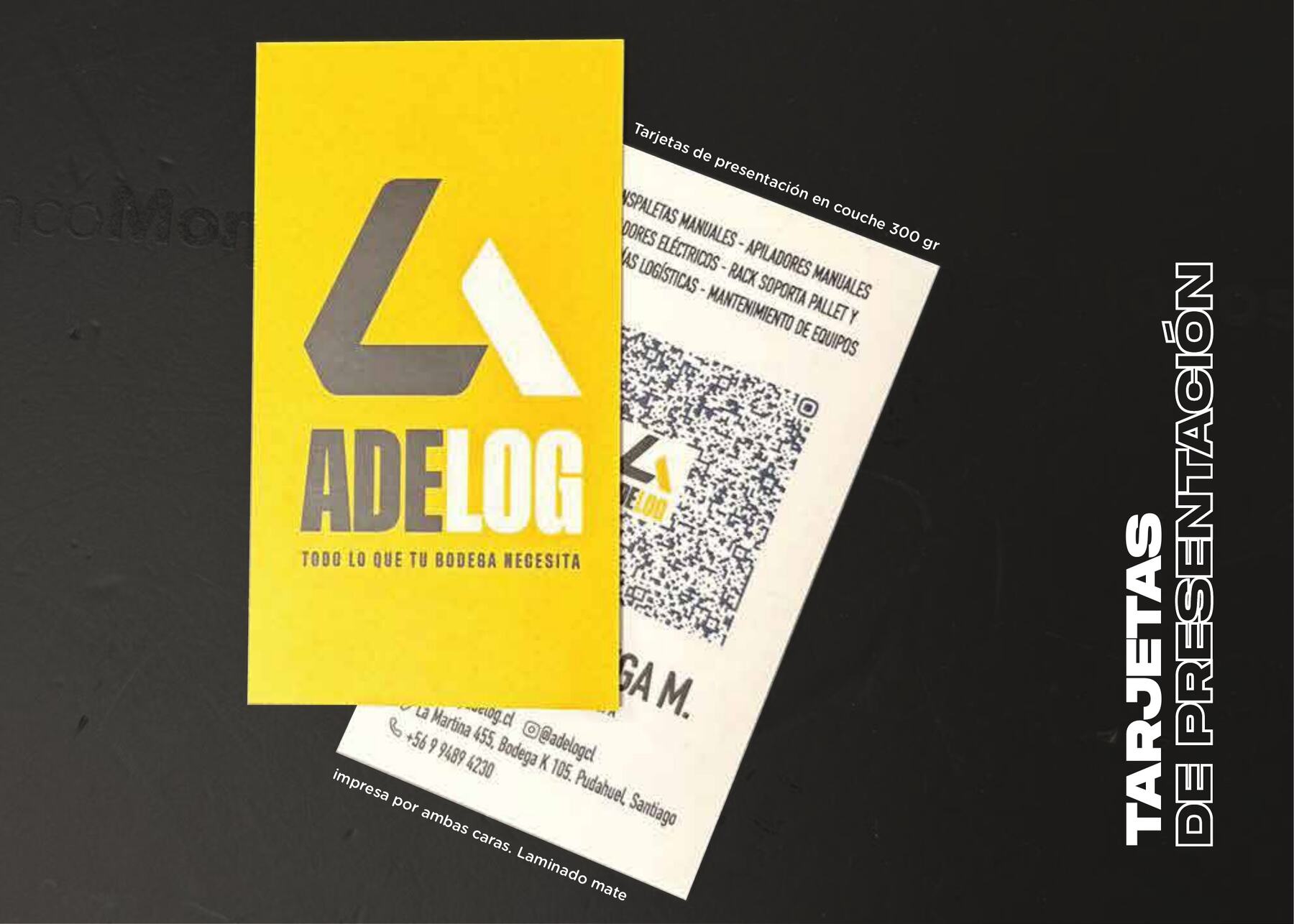 Tarjetas de presentación personalizadas impresas por CincoMonos